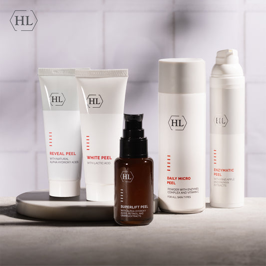 HL Enzymatic Peel bottle and packaging on a white background