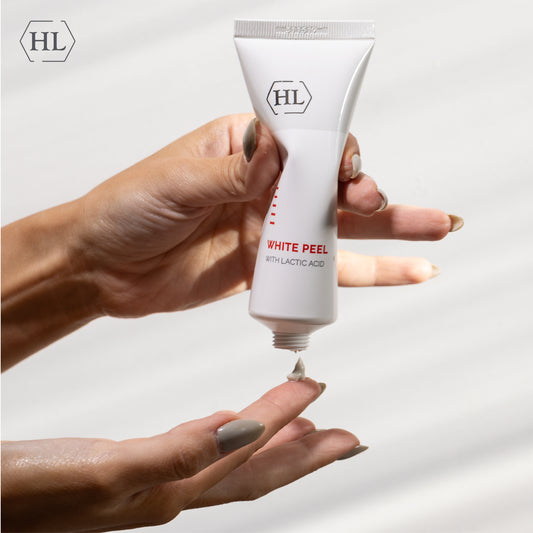 White Peel with Lactic Acids product bottle, a professional skincare treatment for exfoliation and skin renewal.