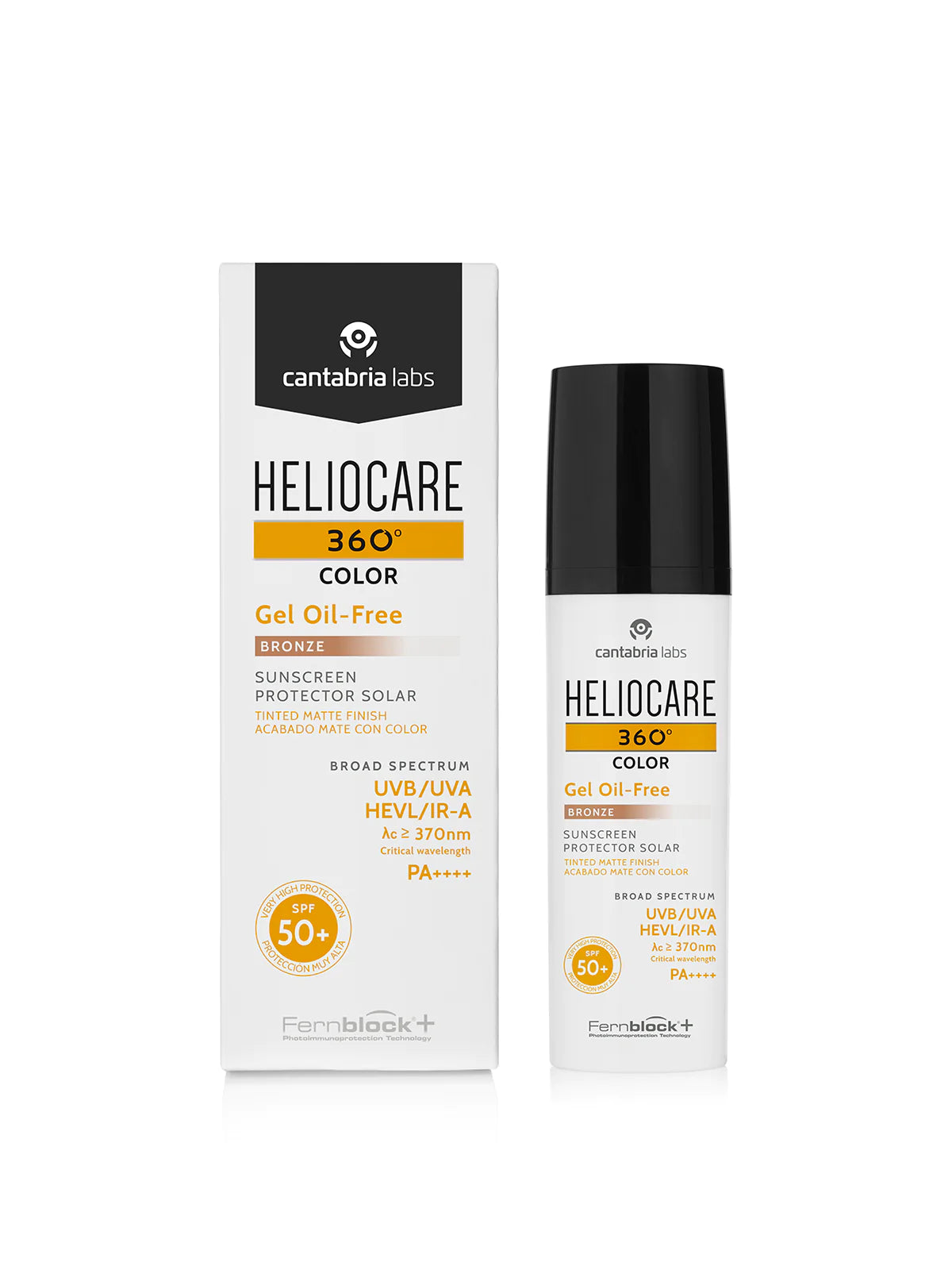 Heliocare 360° Color Gel Olievrij Spf 50+ Brons